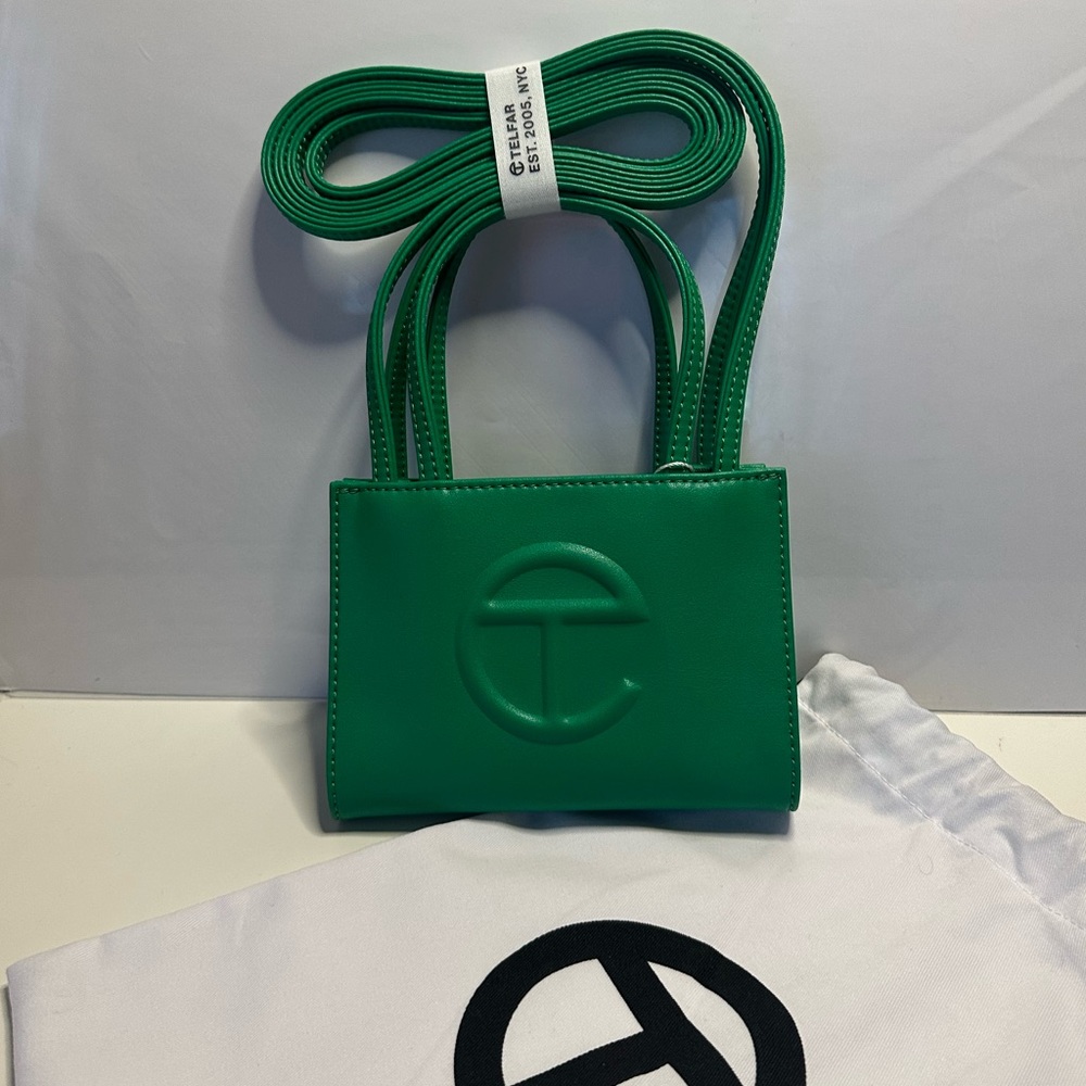 Telfar Small Shopping Bag - Greenscreen
